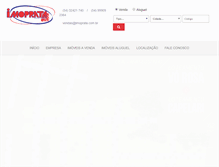Tablet Screenshot of imoprata.com.br